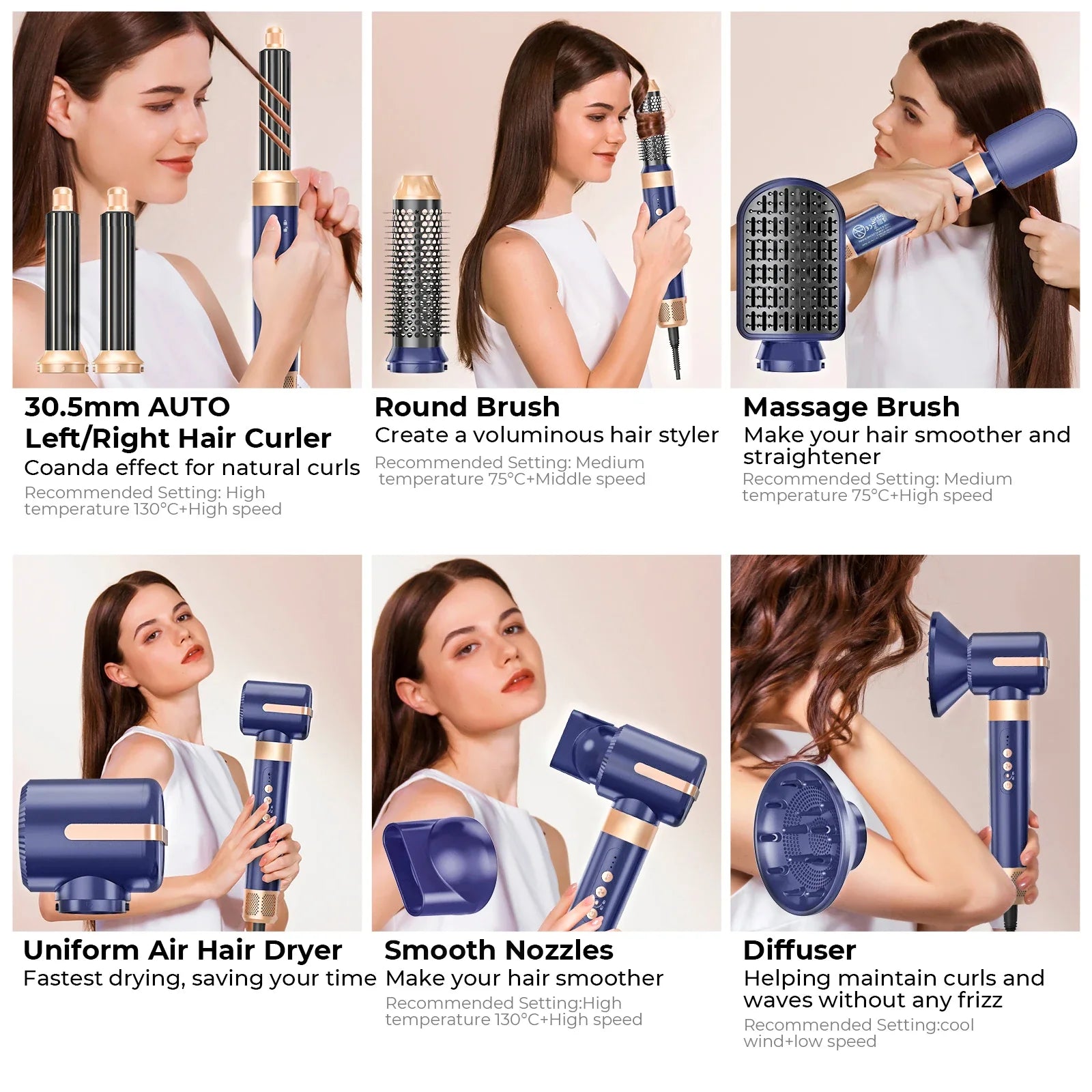 7 In 1 Hair Dryer -1