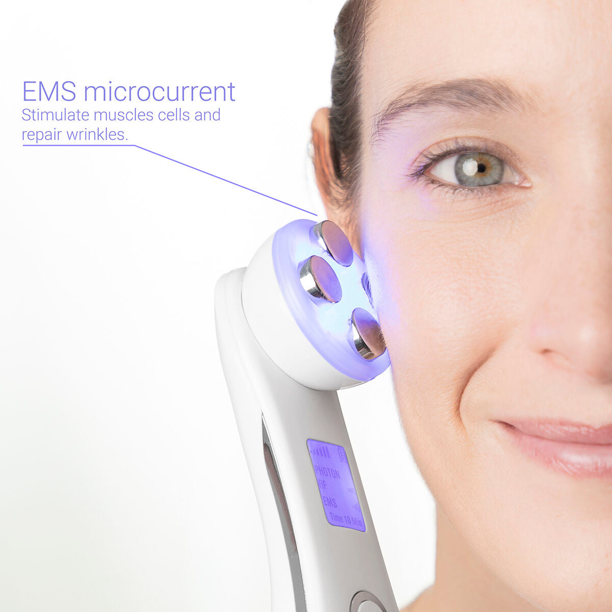 Facial Massager with Radiofrequency, Phototherapy and Electrostimulation -10