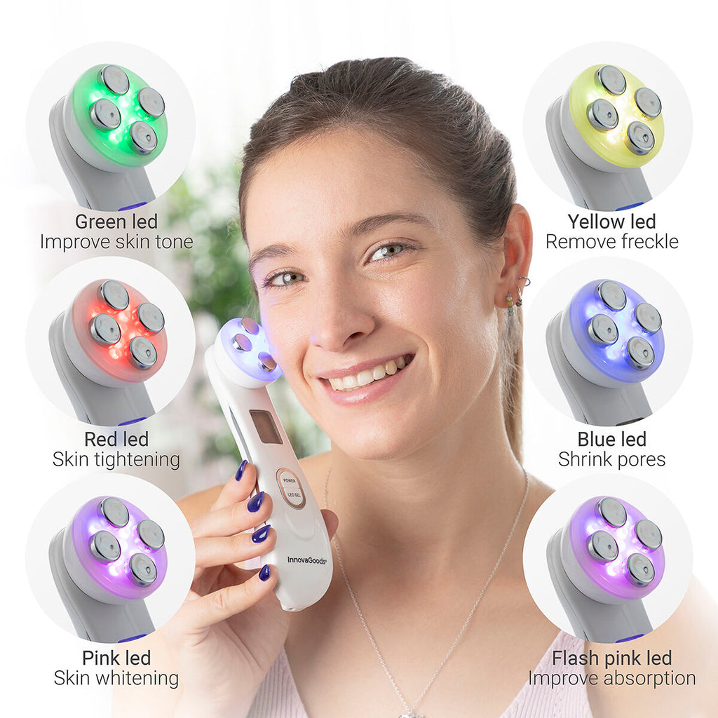 Facial Massager with Radiofrequency, Phototherapy and Electrostimulation -6