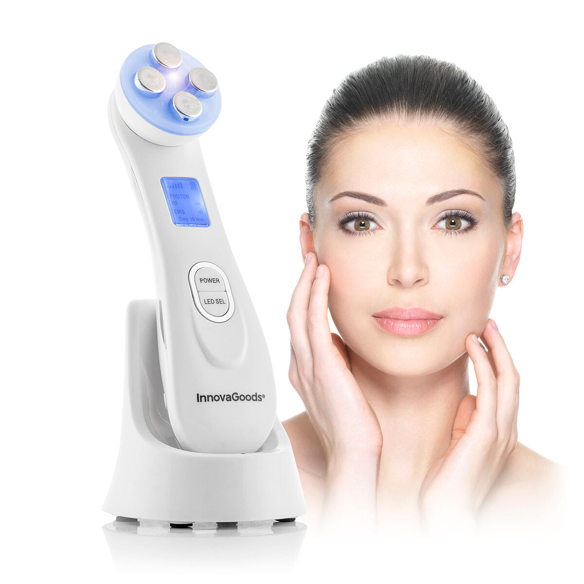 Facial Massager with Radiofrequency, Phototherapy and Electrostimulation -4